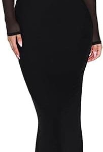 El vestido largo de malla: la transparencia como lenguaje de una época