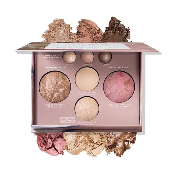 Paleta de maquillaje Laura Geller New York Lo Mejor de lo Mejor con bronceador, rubor, dos iluminadores y tres sombras de ojos.