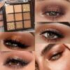 Paleta de Sombras de Ojos Marrón Nude – Tonos Neutros, Rosa Dorado y Bronce para Maquillaje Natural y Smoky Eye